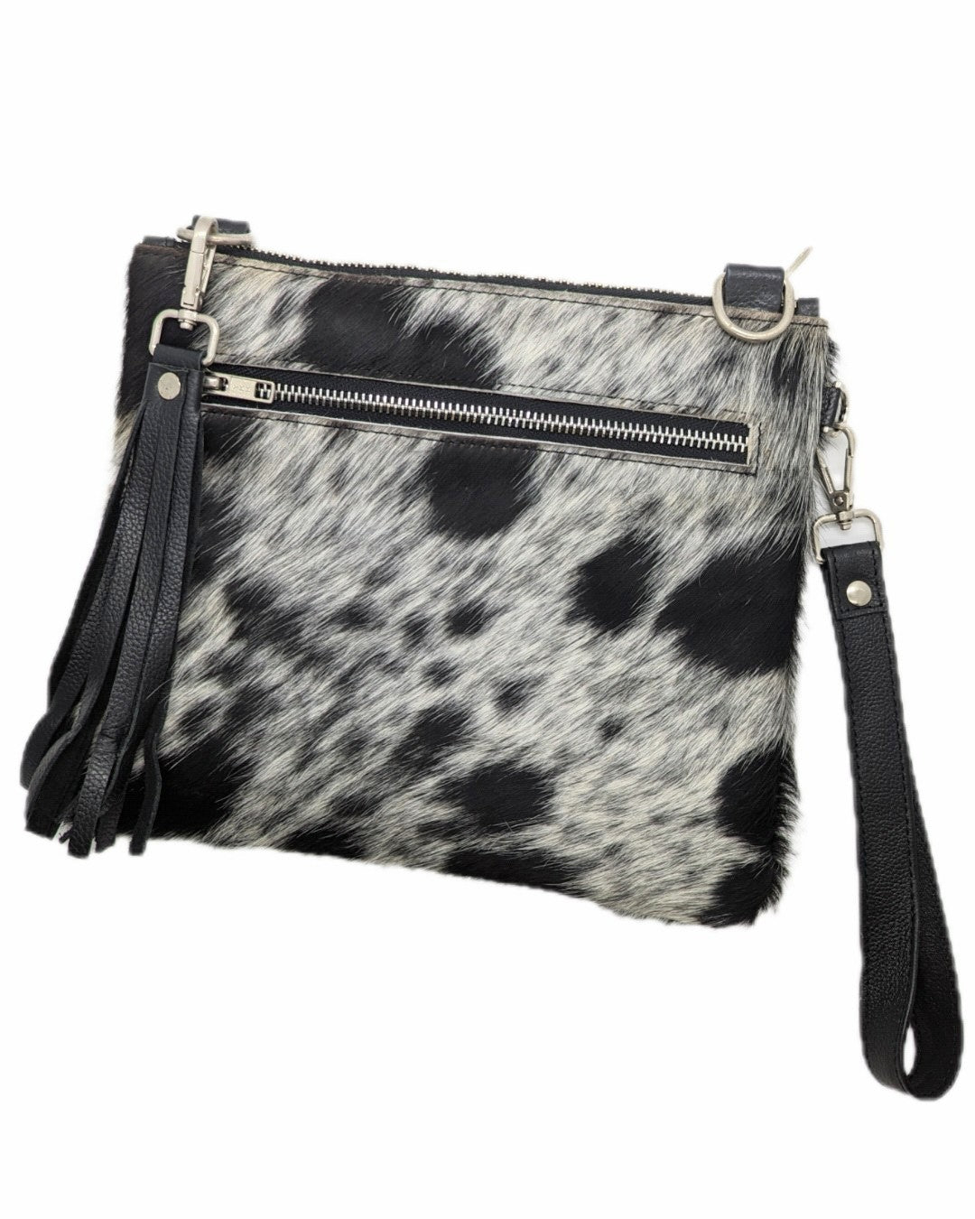 The Tarrant Cowhide Multiway - Black