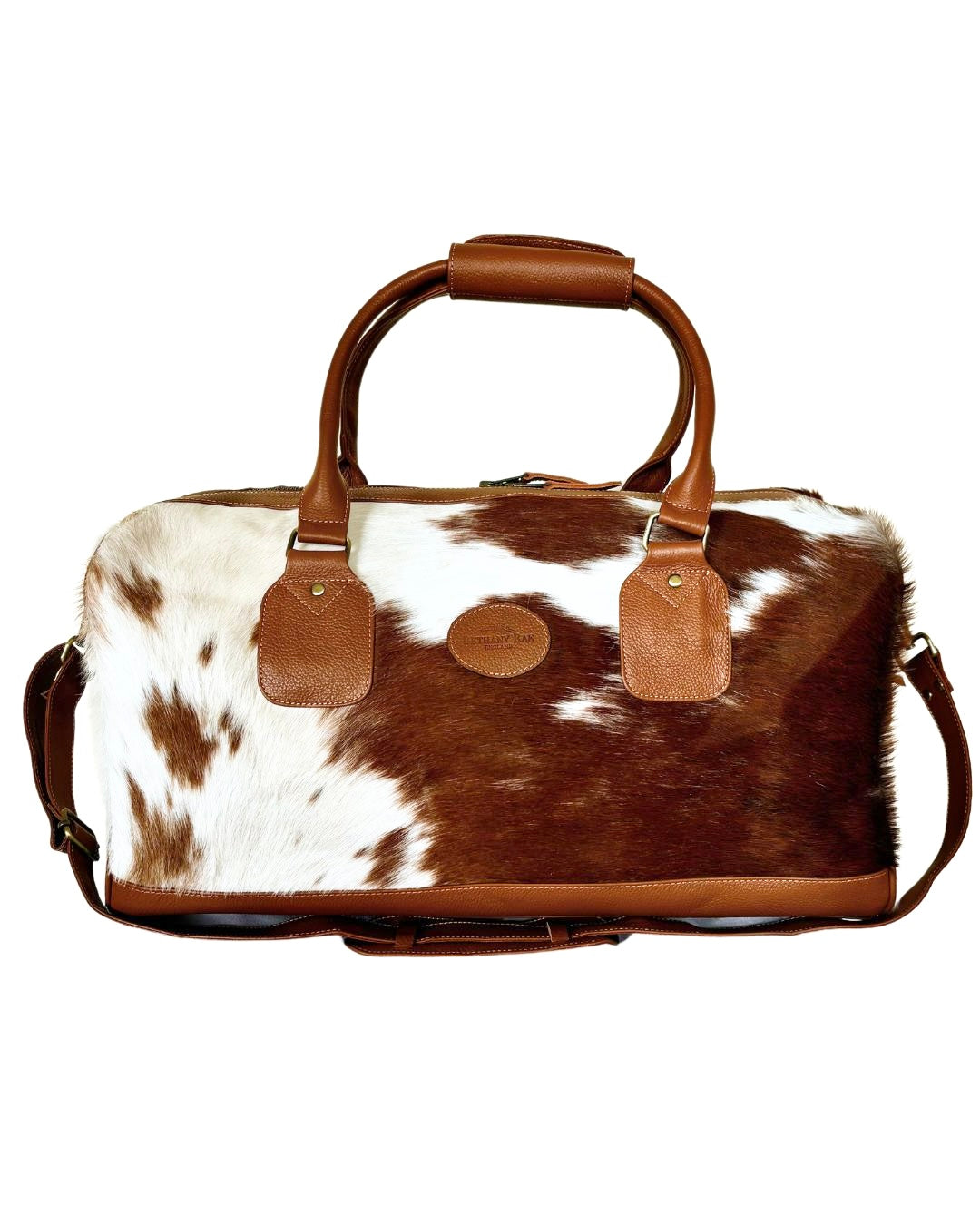 The Dorchester Cowhide Duffel - Caramel