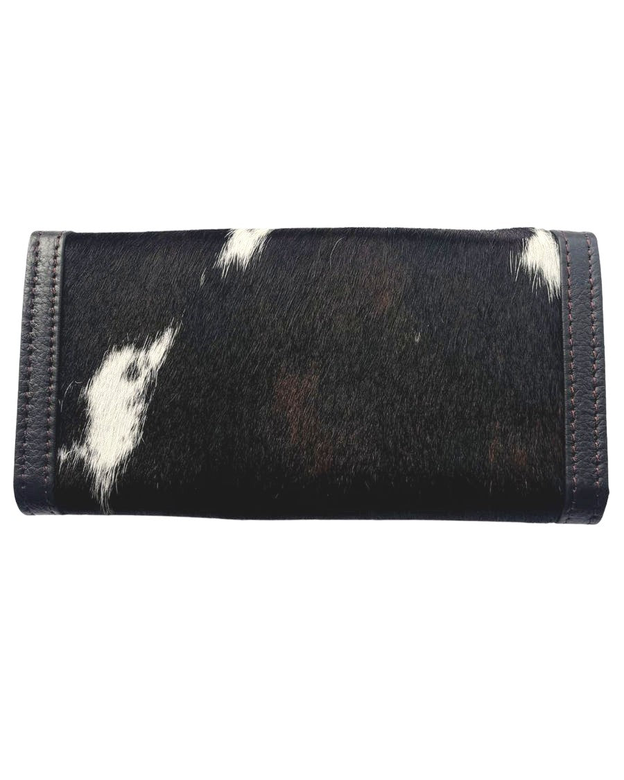 The Lytchett Cowhide Purse - Brown