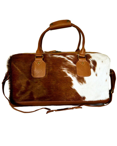 The Dorchester Cowhide Duffel - Caramel