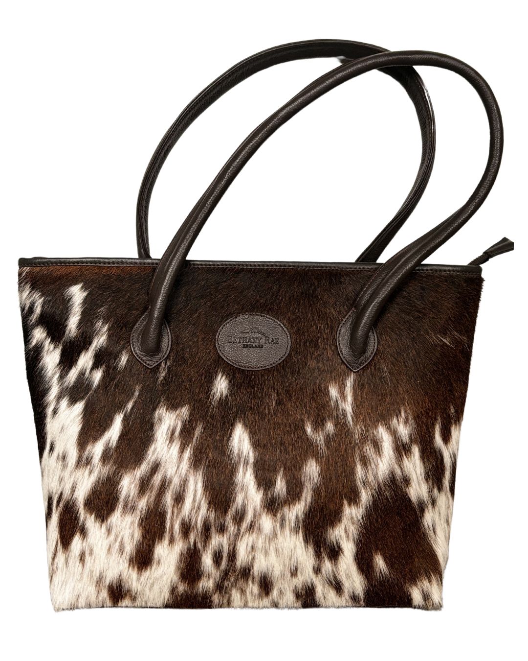 The Upton Cowhide Handbag - Brown