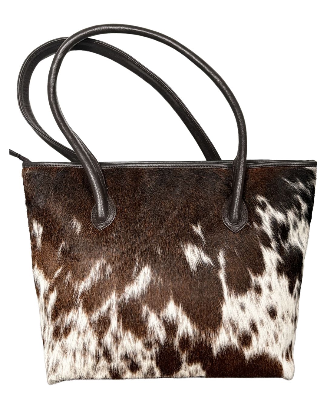 The Upton Cowhide Handbag - Brown