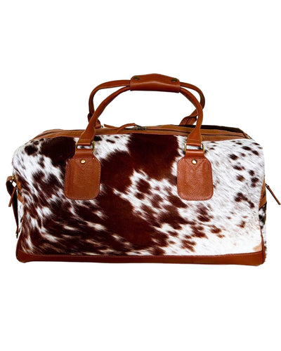 The Dorchester Cowhide Duffel - Caramel