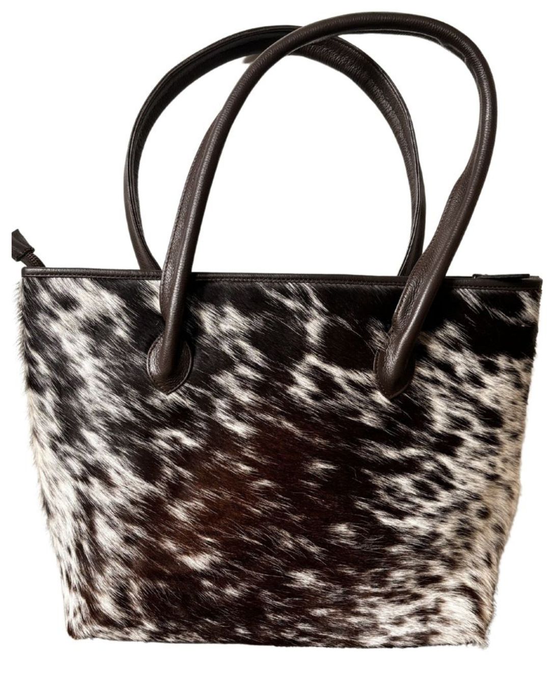 The Upton Cowhide Handbag - Brown