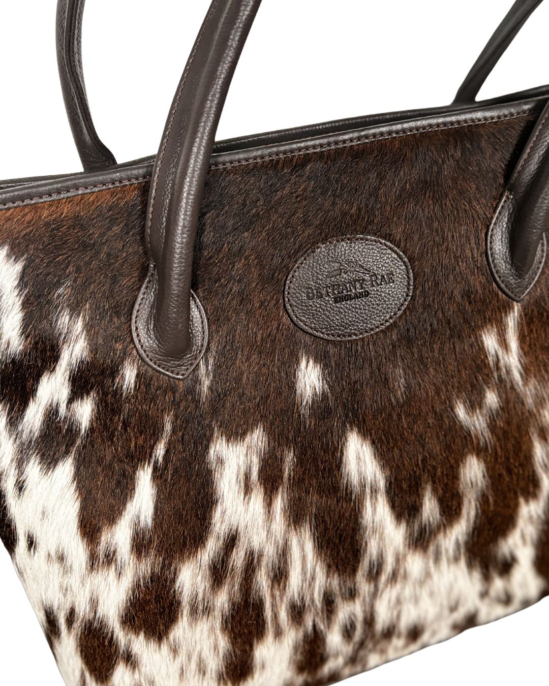 The Upton Cowhide Handbag - Brown