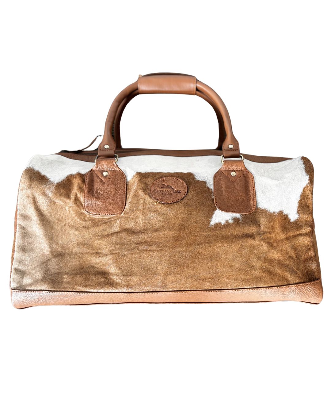 The Dorchester Cowhide Duffel - Caramel