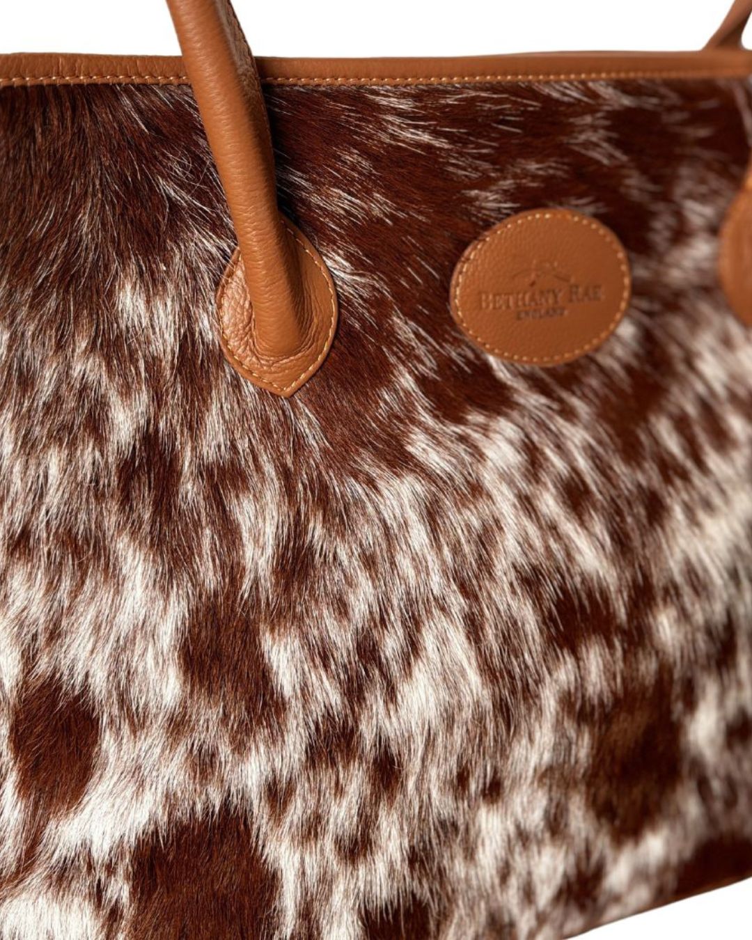 The Upton Cowhide Handbag - Caramel