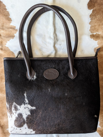 The Upton Cowhide Handbag - Brown SALE