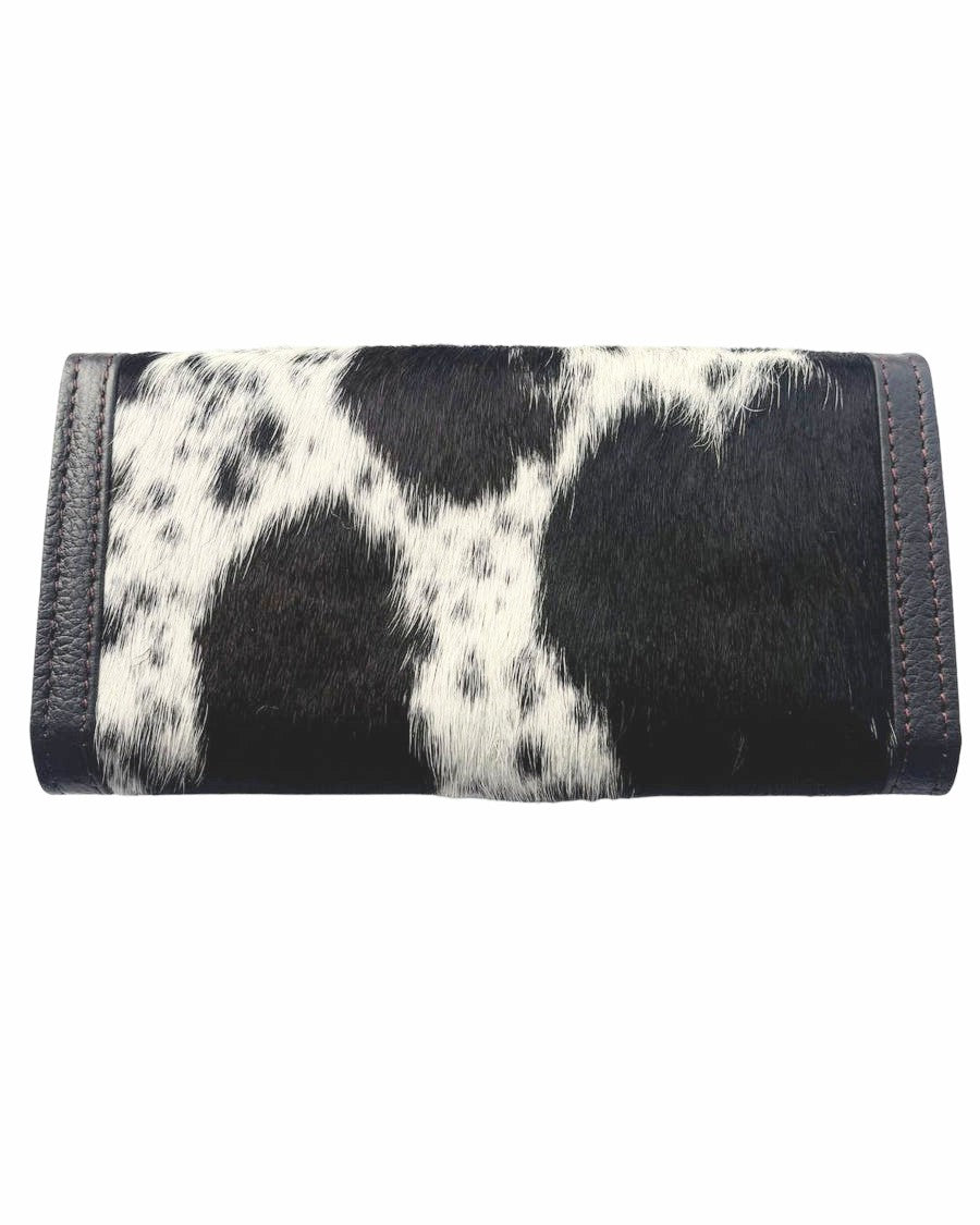 The Lytchett Cowhide Purse - Brown