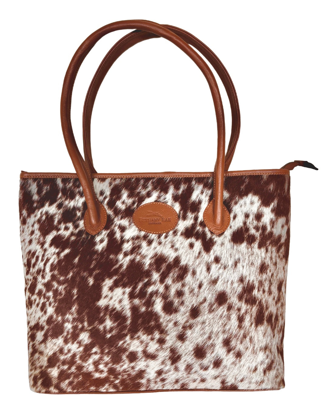 The Upton Cowhide Handbag - Caramel