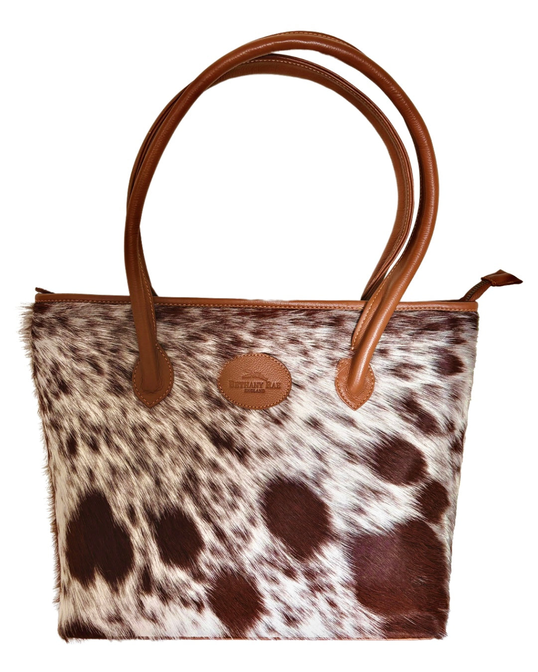 The Upton Cowhide Handbag - Caramel