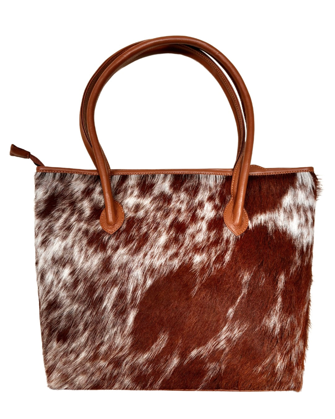 The Upton Cowhide Handbag - Caramel