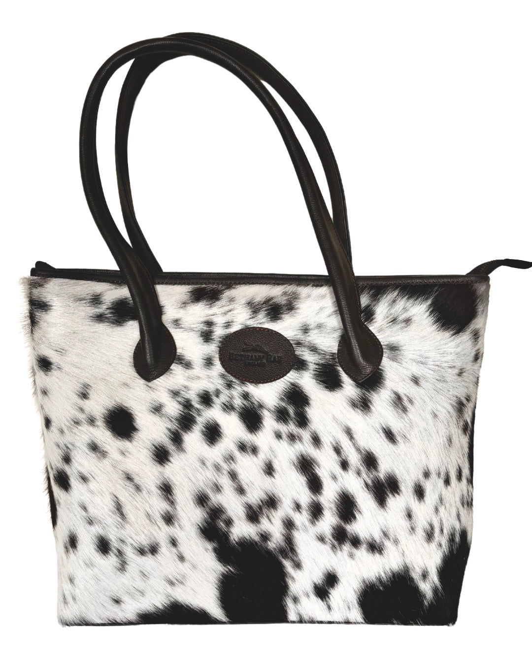 The Upton Cowhide Handbag - Black