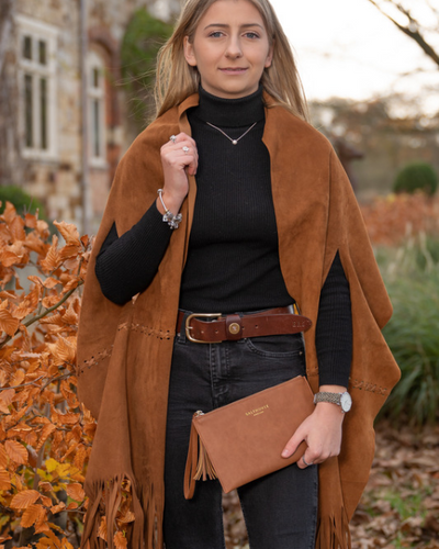 The Tabitha Suede Multiway Wrap