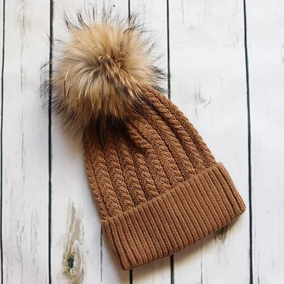 Fur Bobble Hats