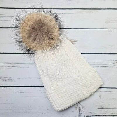 Fur Bobble Hats